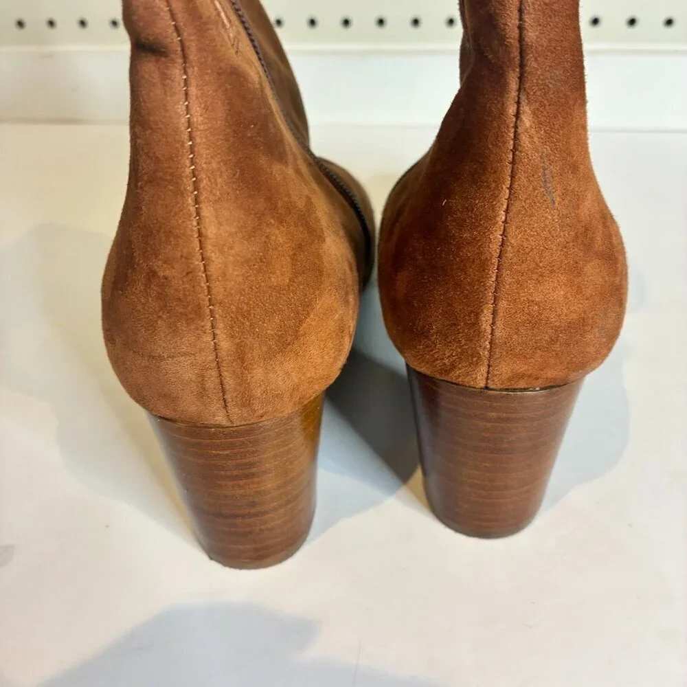 Earth | Sparta Cinnamon Suede Booties 10